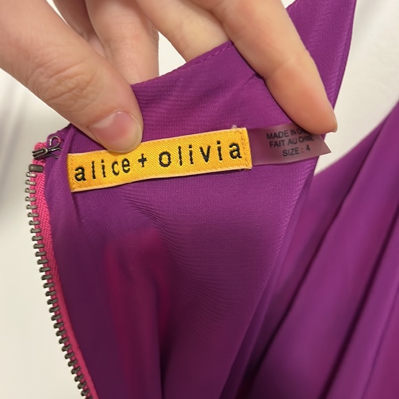 Alice + Olivia mod print silk romper - Picture 4 of 7